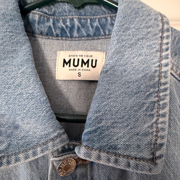 Show Me Your Mumu Light Blue Denim Romper - Picture 3 of 3